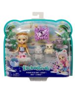 Boneca Enchantimals Snow Valley Odele Owl família