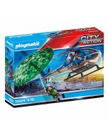 Playmobil City Action Perseguição em paraquedas