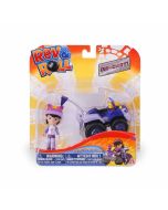 Rev & Roll Veículos Die Cast com Figura