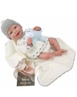 Bebé Reborn Martin 45 cm c/Manta e Peluche