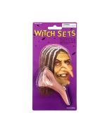 Nariz de bruxa Halloween