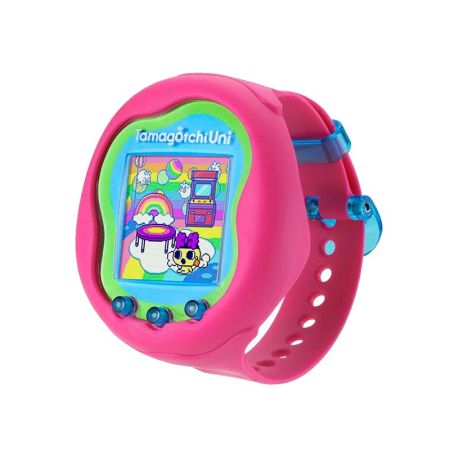 Tamagotchi Uni Rosa Mascote virtual