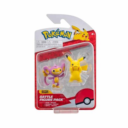 Pokemon figura de combate Pikachu & Aipom