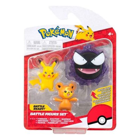 Pokemon multipack Pikachu, Teddiursa, Gastly
