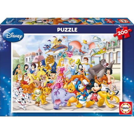 Puzzle 200 pe&ccedil;as Passeio Disney