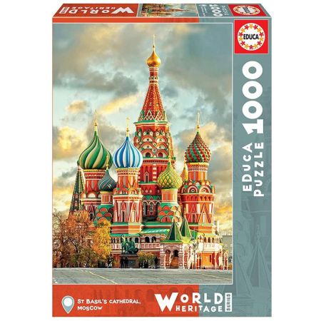Educa Puzzle 1000 catedral San Basílio Moscou