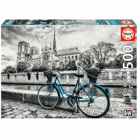 Educa puzzle 500 bicicleta perto de Notre Dame