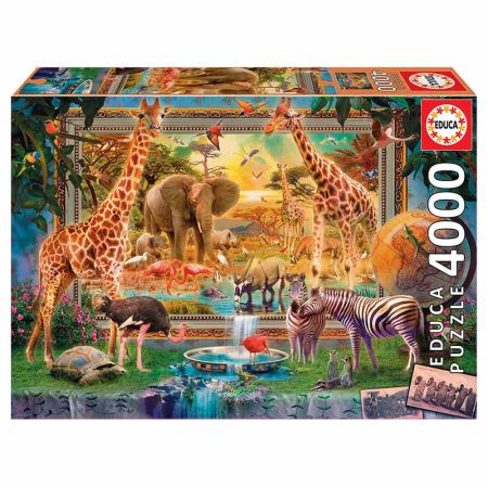 Educa puzzle 4000 Voltando da sabana