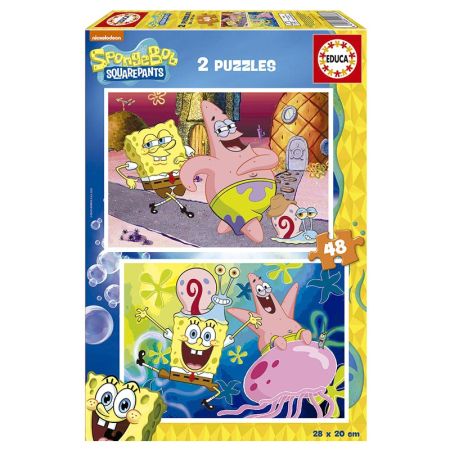 Educa puzzle 2X48 Bob Esponja