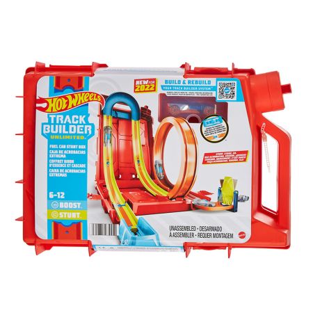 Hot Wheels Track Builder caixa pistas gasolina