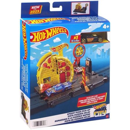 Hot Wheels City  eco pizza shop