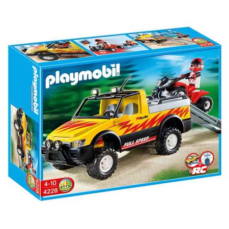Playmobil RC Pick-Up com Quad de Corridas