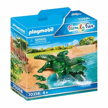 Playmobil Family Fun Crocodilo com Bebés