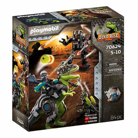 Playmobil Dinos T-Rex: Batalha de Gigantes