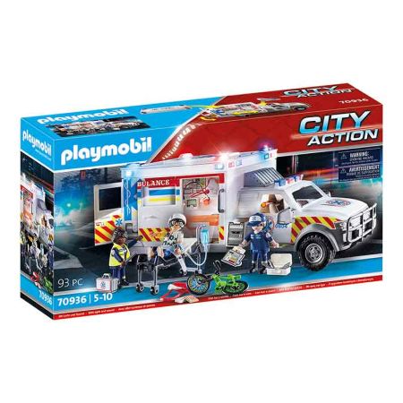 Playmobil City Action ambulância de resgate US
