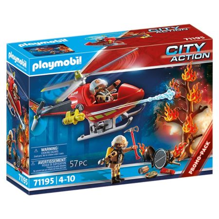 Playmobil City Action Helicóptero dos Bombeiros