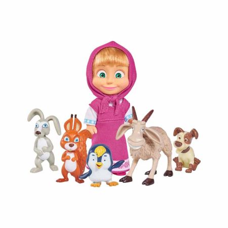 Masha e o urso com animais