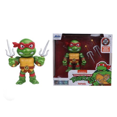 Tartarugas Ninja Raphael 10cm figuras metal