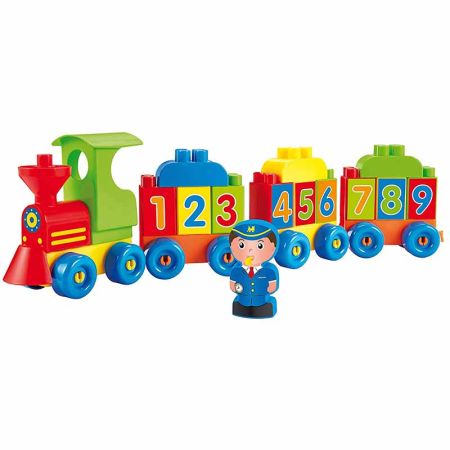 Abrick comboio números e letras com figura