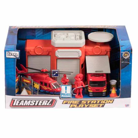 Conjunto Estação de Bombeiros Teamsterz