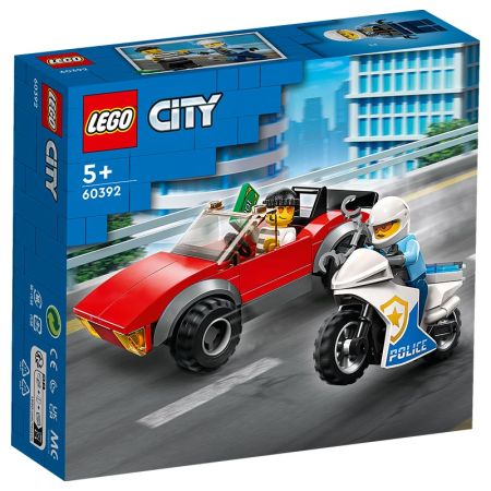 Lego City Perseguição de Mota e Carro da Polícia