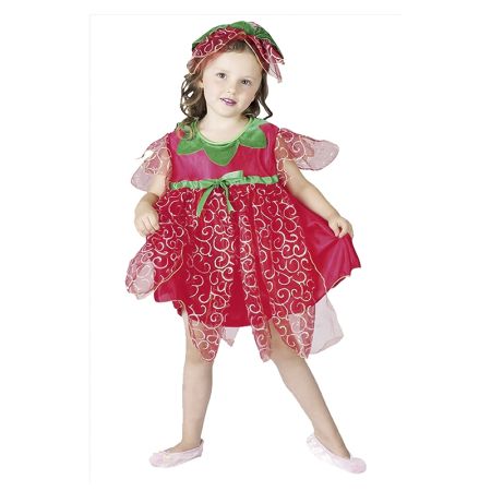 Disfarce morango bebé