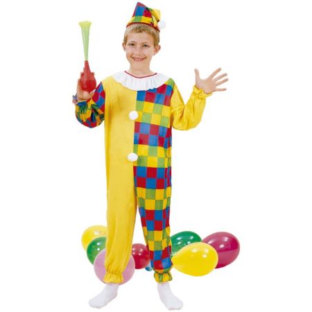 Disfarce menino palhaço infantil