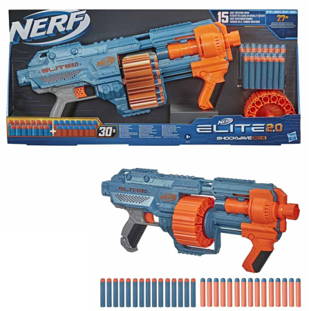Lançador Nerf Elite 2.0 Shockwave Rd-15