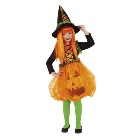 Disfarce abóbora infantil