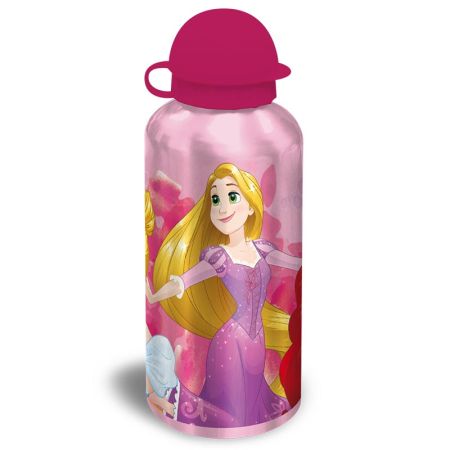 Cantil aluminio 500 ml princesas rosa*