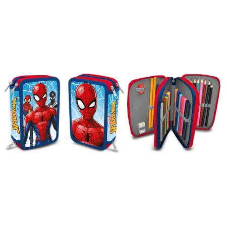 Estojo 3 fechos Spiderman