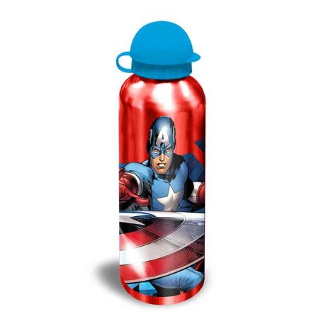 Cantil Aluminio Avengers 500ml vermelha