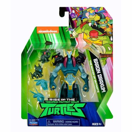 TMNT figura básica Barom Draxum 12cm