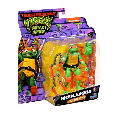 TMNT Tartarugas Ninja Movie Fig Bás MiguelAngelo