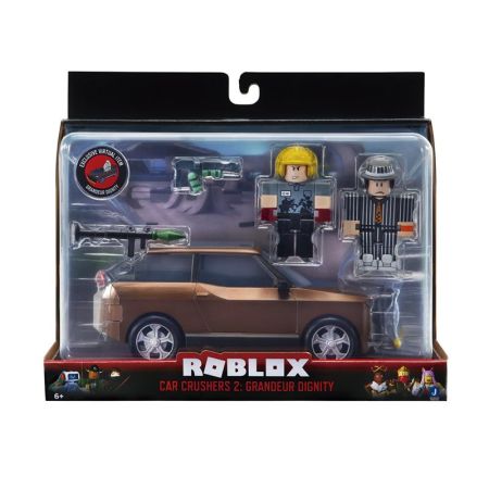 Roblox vehículo Car Crusher con 2 figuras*