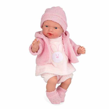 Boneca bébé Hanne rosa Elegance 28cm com funções