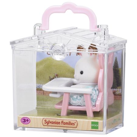 Sylvanian Families coelho chocolate com cadeira