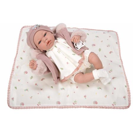 Boneca Elegance peso real 40 cm Andie com casaco