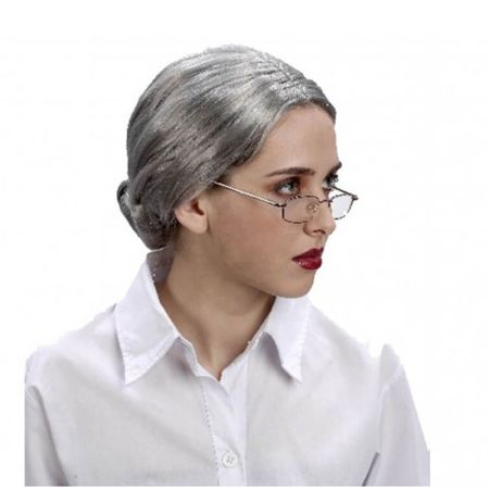 Peruca para Velhinha Adulta