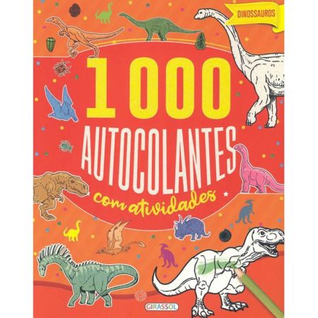 Dinosauros-1000 autocolantes com actividades