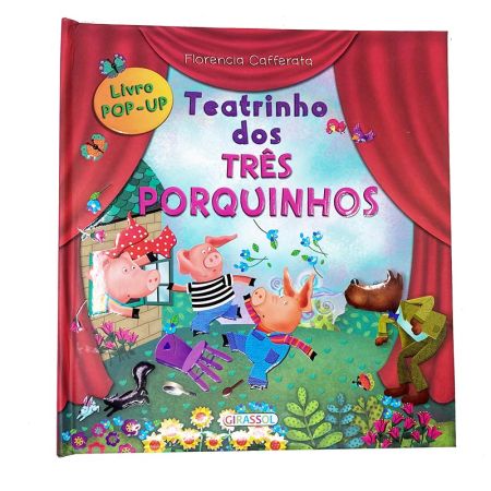 Teatrinho dos tres porquinhos livro pop-up