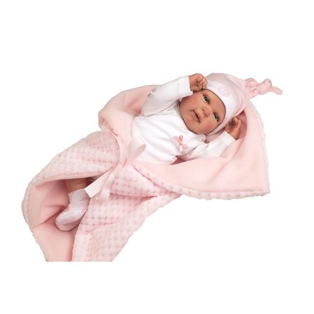 Bebé Reborn 45cm Rocio c/ Manta