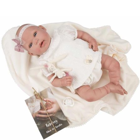 Bebé Reborn Naroa 45 cm c/Manta e Peluche