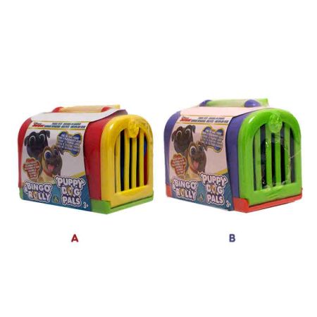 Bingo e Rolly com mala de transporte