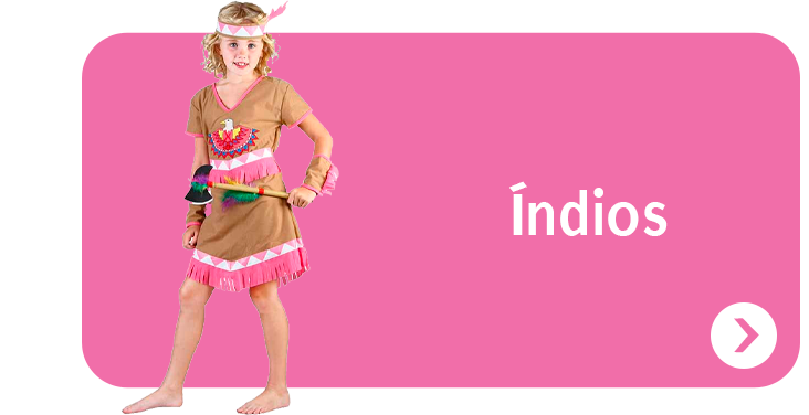 Disfarces &iacute;ndios menina